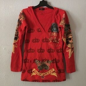 Christian Audigier Paco Chicano Hoodie Size M